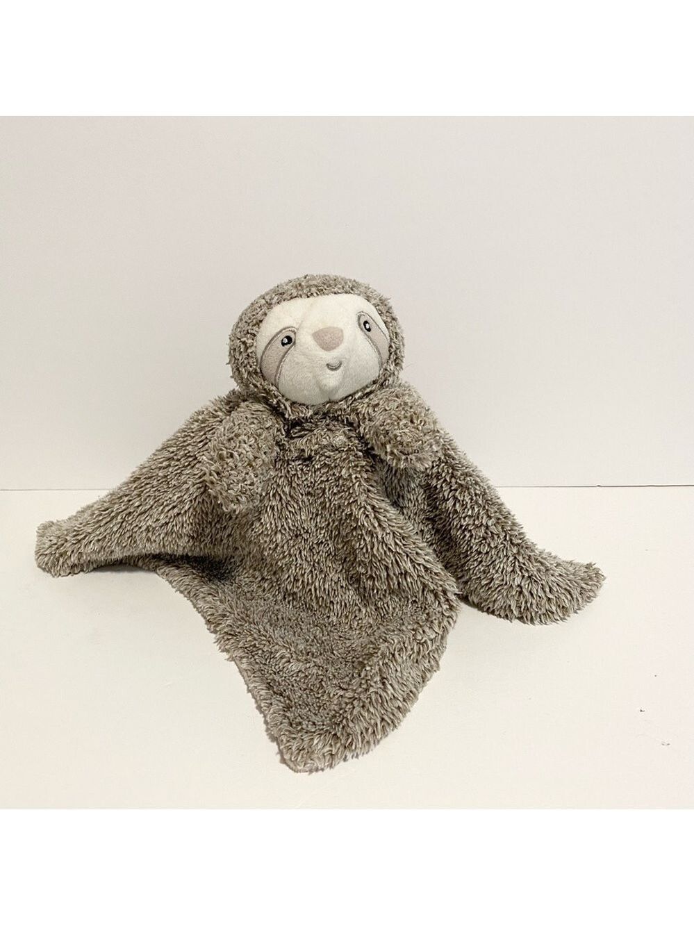 Carter's Sloth Lovey Lovie Security Blanket 13" Brown Gray Plush Baby Toy